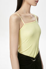 Load image into Gallery viewer, Asymmetric Cami Tank Top in Yellow
