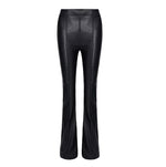 Load image into Gallery viewer, Alivia Leather Blend Flare Trousers
