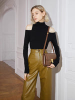 Load image into Gallery viewer, Aspen Leather Blend Trousers
