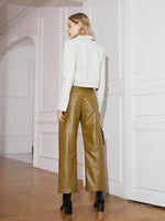 Load image into Gallery viewer, Aspen Leather Blend Trousers
