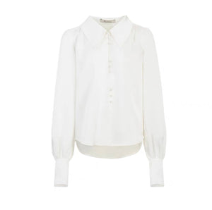 [Ready to Ship] Kaia Trio Button Shirt in White