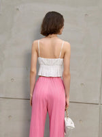 Load image into Gallery viewer, Moana Fine Pleat Relaxed Pants in Pink
