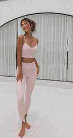 Load image into Gallery viewer, Xtra-Soft Bustier Sports Bra in Pink
