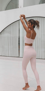 Load image into Gallery viewer, Xtra-Soft Split Hem Leggings in Pink
