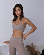 Load image into Gallery viewer, Xtra-Skin® T Back Sports Bra in Taupe
