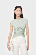 Load image into Gallery viewer, 2-Way Wrap Waist Top in Mint
