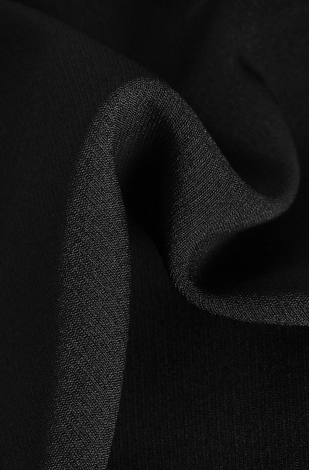 Side Cutout Maxi Jumpsuit in Black
