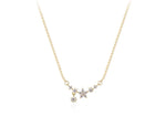 Load image into Gallery viewer, Gold Plated Star Cluster Necklace
