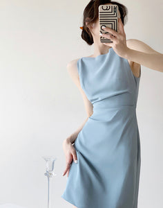 Norfie Cami Mini Dress in Blue