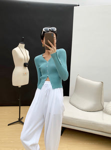 Midi Knit Cami Dress + Ribbed Cardigan Set