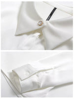 Load image into Gallery viewer, Collar Button Placket Shirt in White
