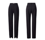 Load image into Gallery viewer, Zena Split Hem Tailored Trousers - Black
