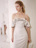 Load image into Gallery viewer, Behati Ruffle Evening Dress
