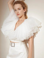 Load image into Gallery viewer, Swan Lake Tulle Top
