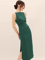Load image into Gallery viewer, Arya Cami Midi Dress in Emerald
