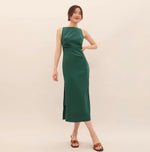 Load image into Gallery viewer, Arya Cami Midi Dress in Emerald
