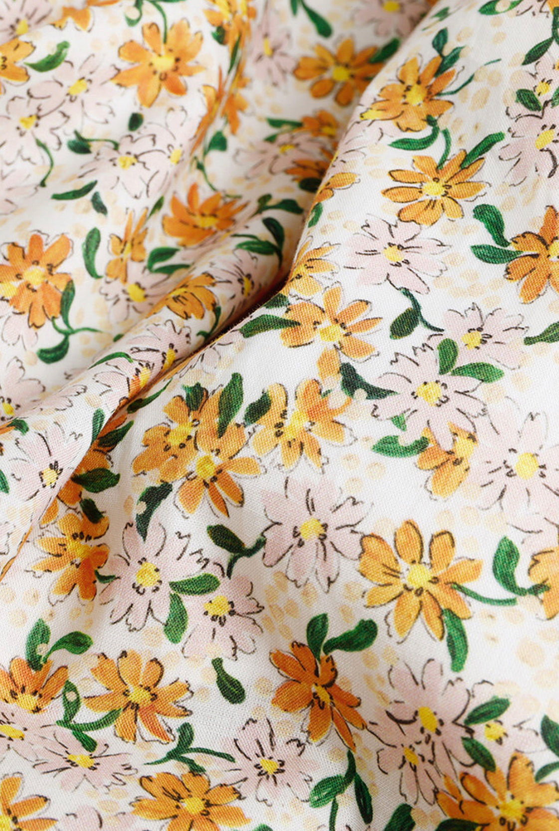 Floral Midi Sun Dress in Print