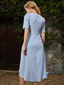Jenn Gingham Cutout Summer Dress