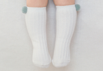 Load image into Gallery viewer, Pom Pom Long Socks [2 colours]
