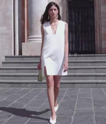 Load and play video in Gallery viewer, Gemmi Dress - White
